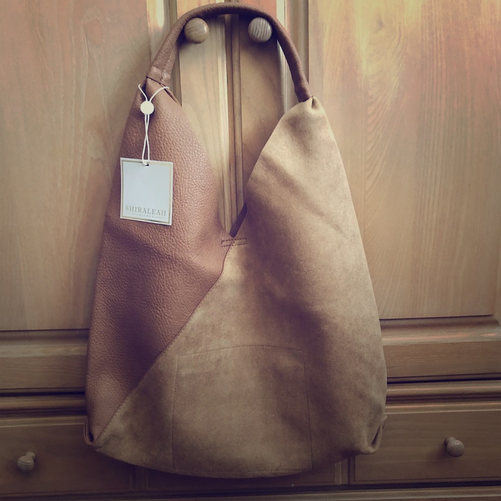 Tan handbag